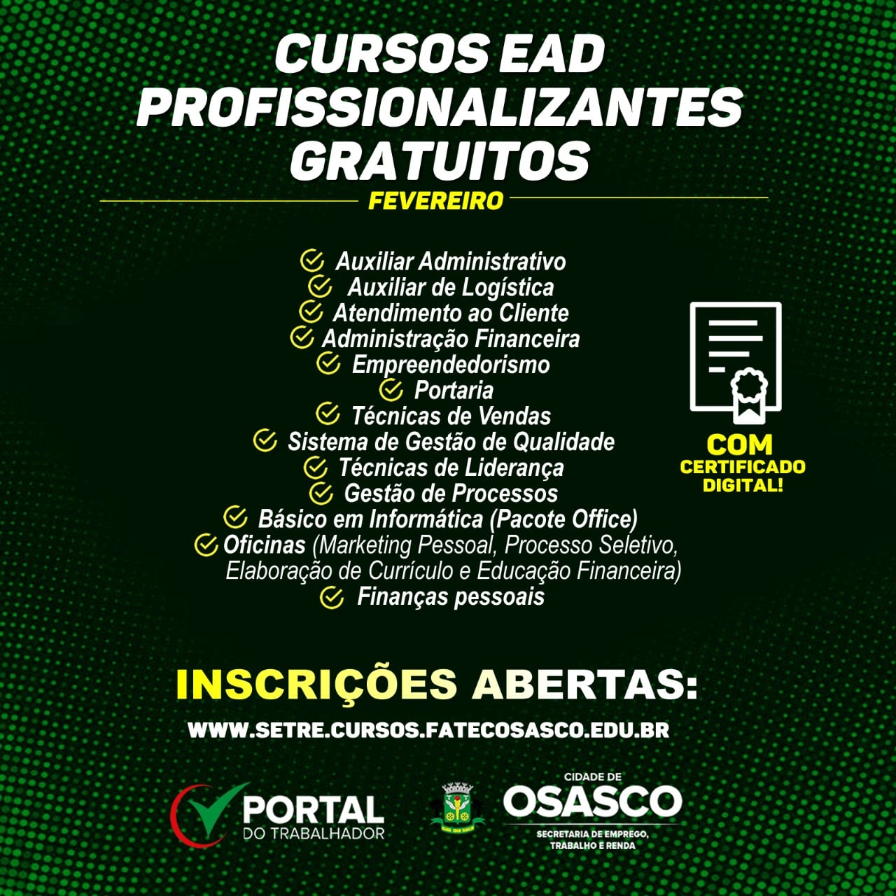 cursos online grátis osasco