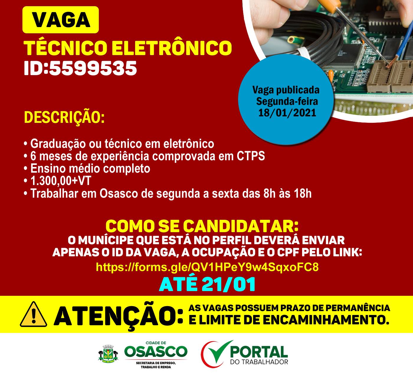 vagas de emprego