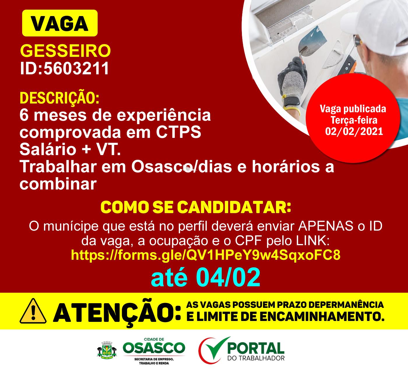 vagas de emprego