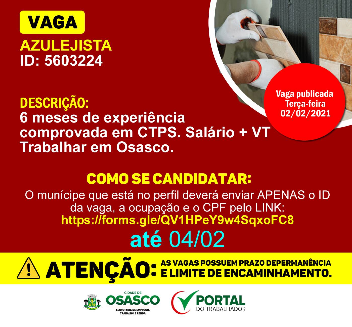 vagas de emprego