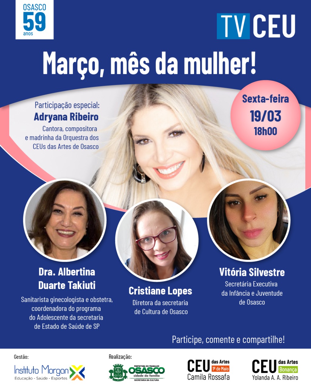 Adryana ribeiro live ceu das artes osasco