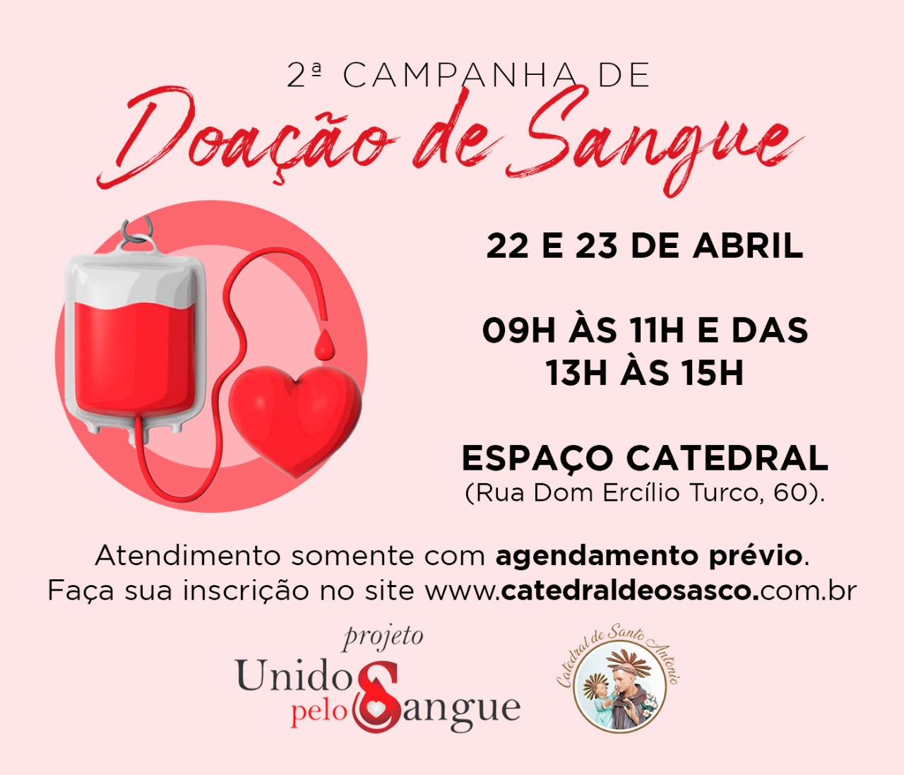 doação de sangue catedral de osasco