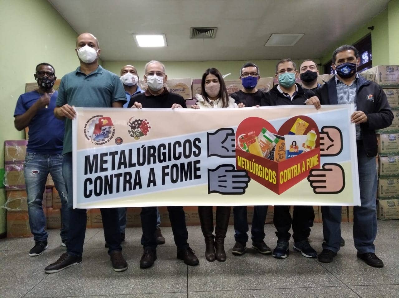 metalúrgicos contra a fome 