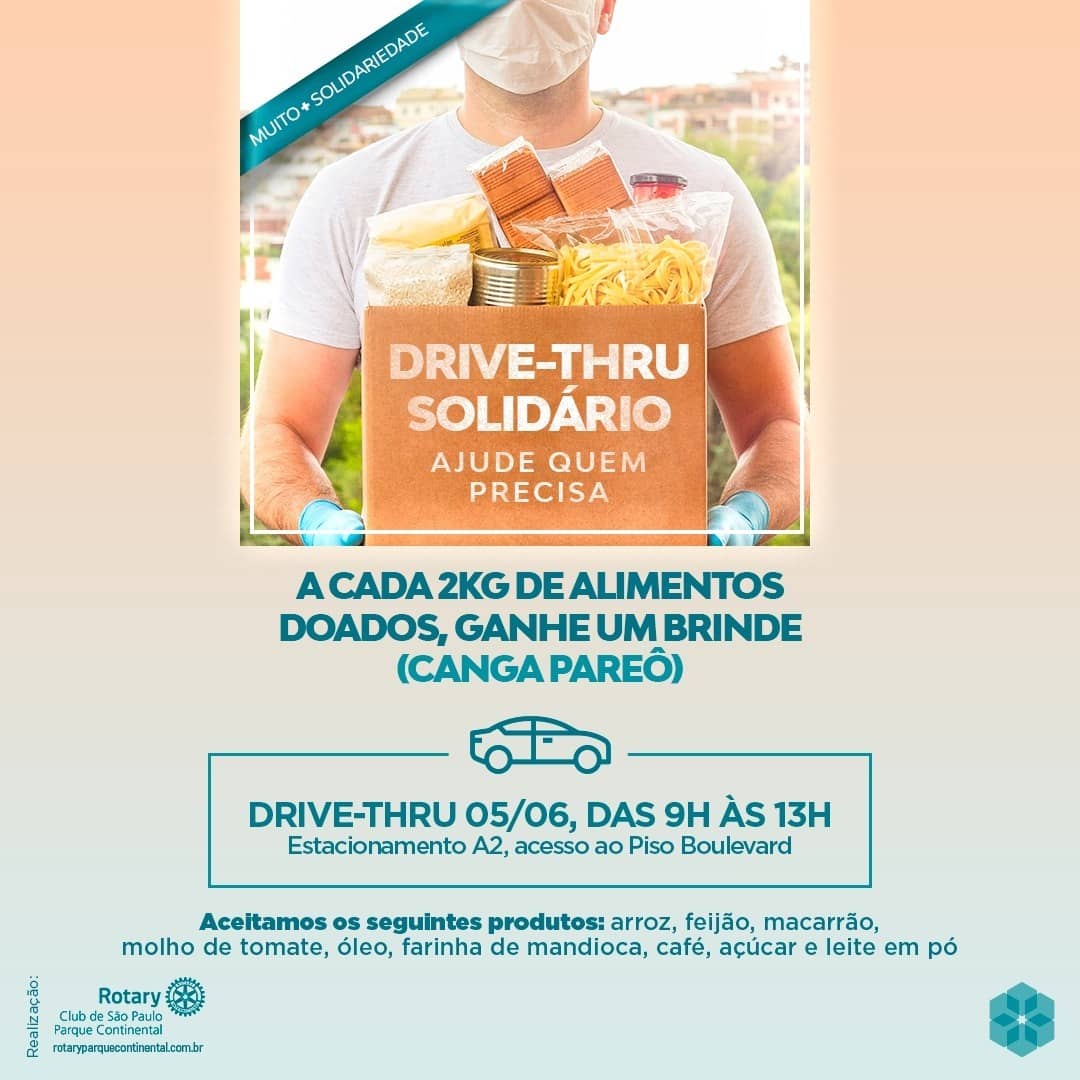 Drive-Thru-Solidario continental shopping