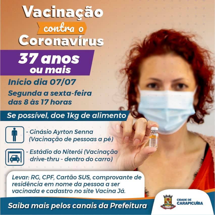 vacina covid-19 Carapicuíba