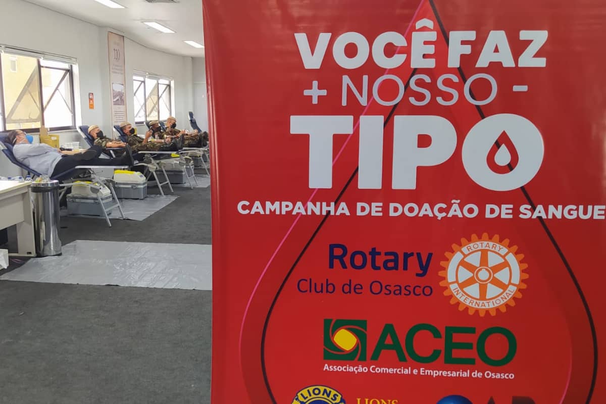 campanha doação de sangue aceo osasco