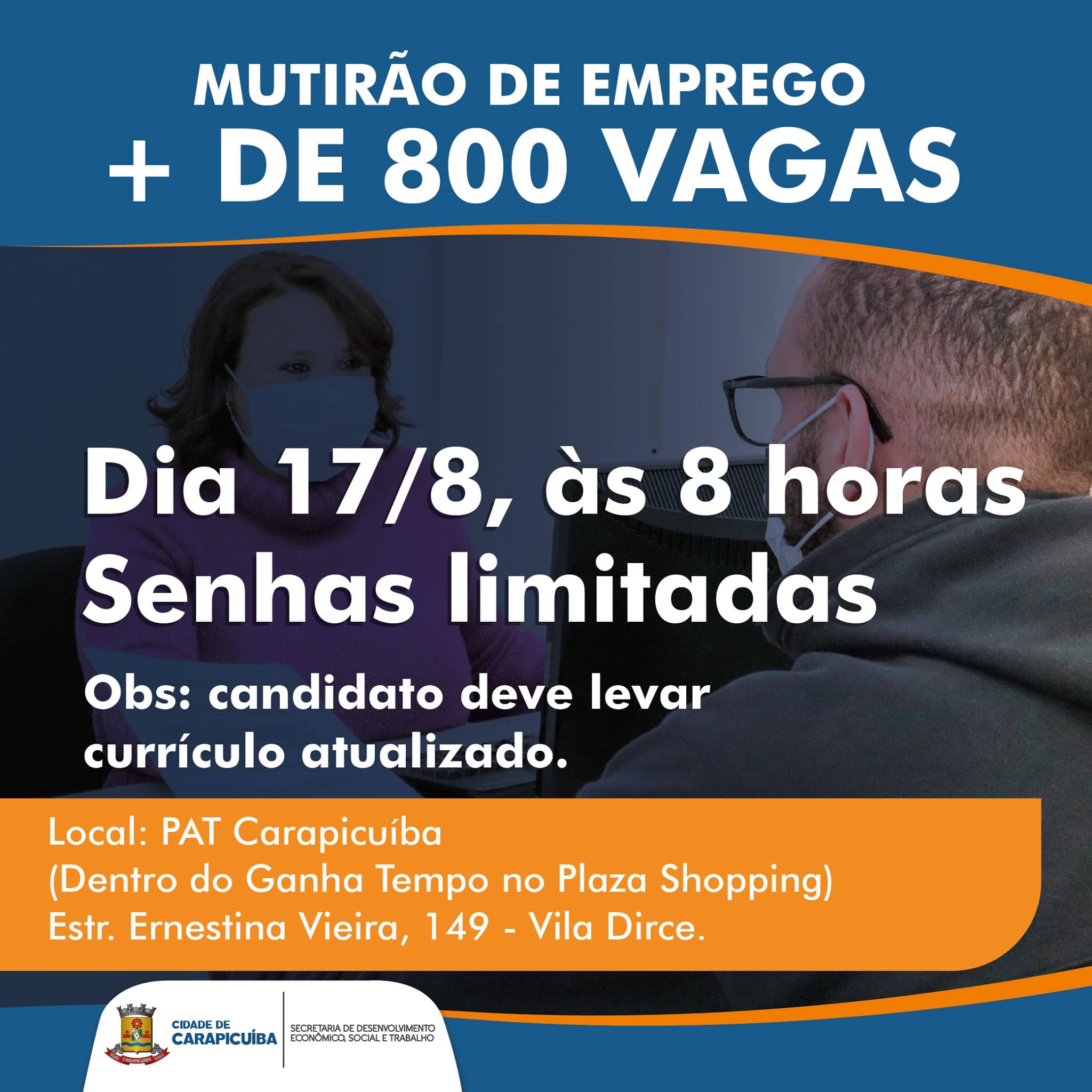 mutirão de emprego carapicuíba