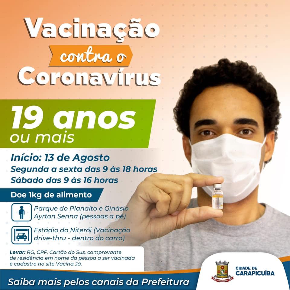 vacinação covid carapicuíba