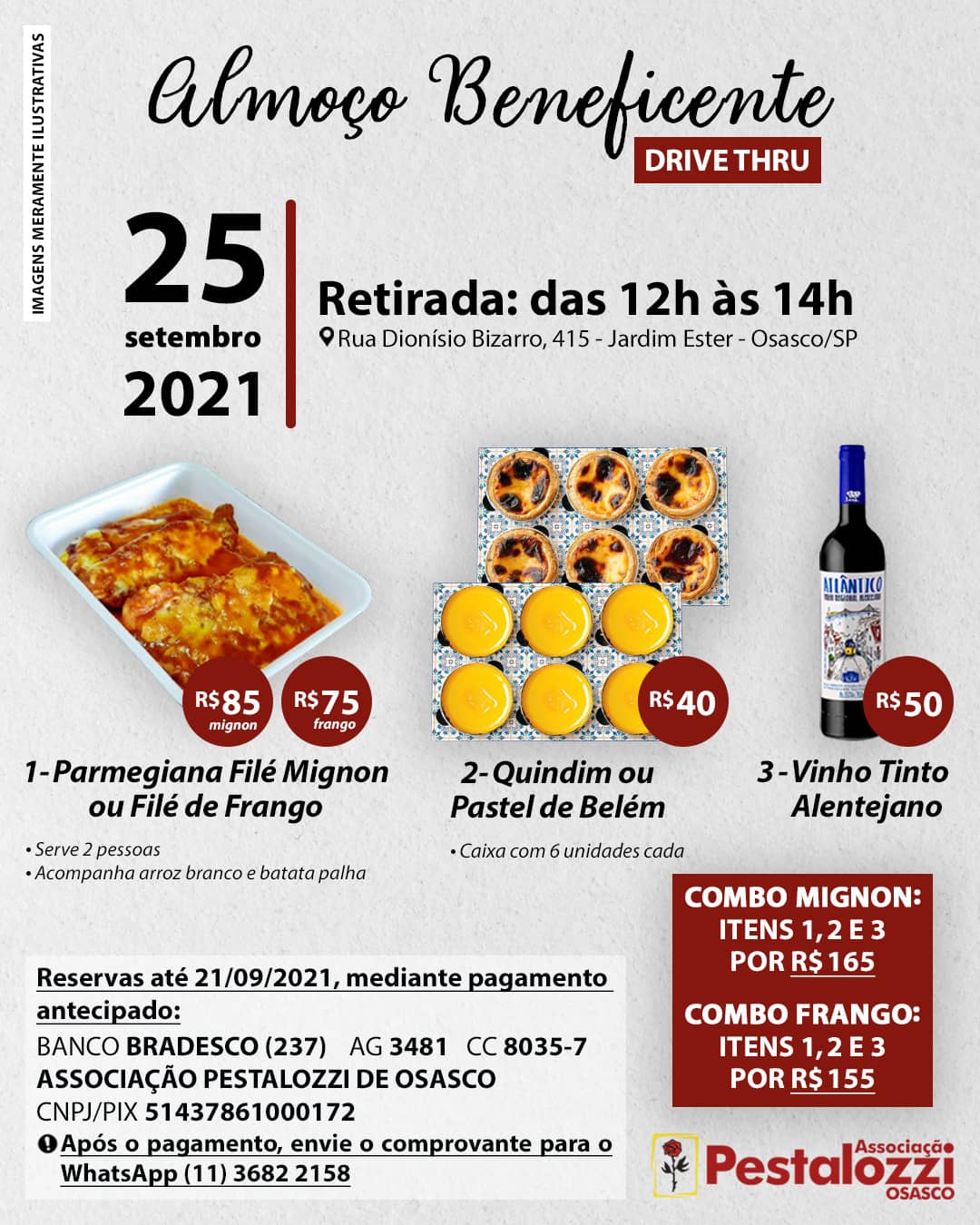 almoço beneficente pastalozzi osasco