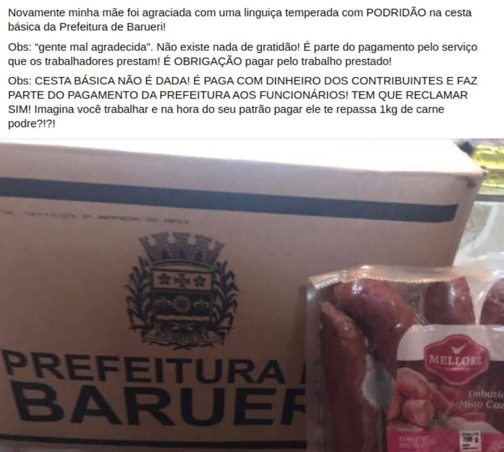 linguiça podre barueri