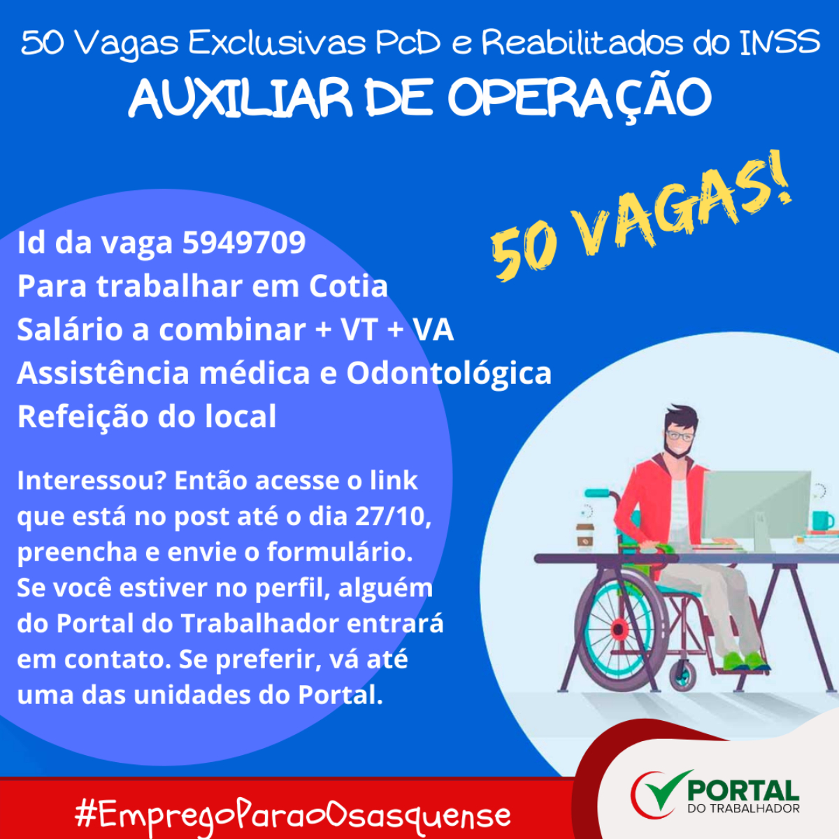 vagas de emprego para pessoas com deficiência osasco