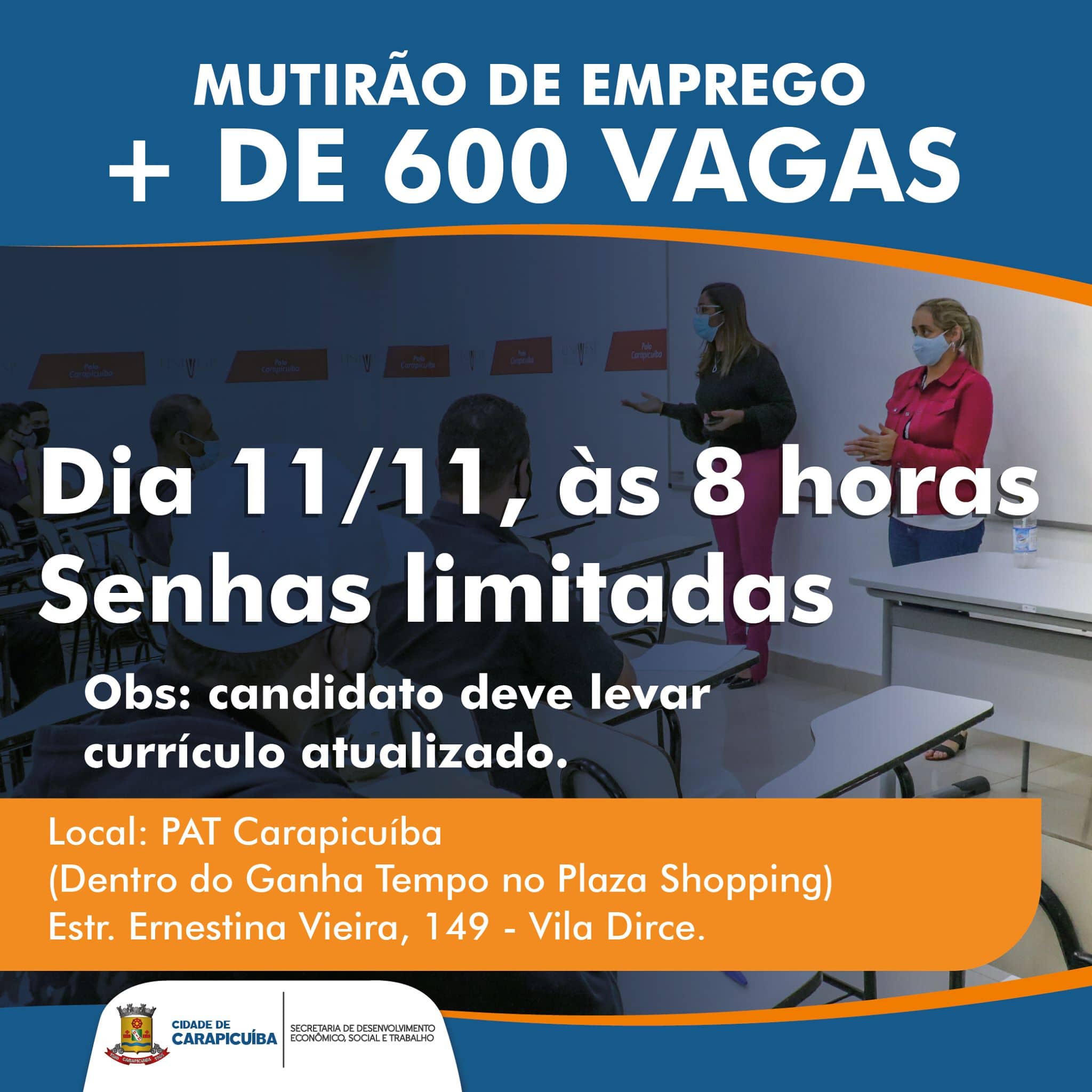 mutirão de empregos carapicuiba