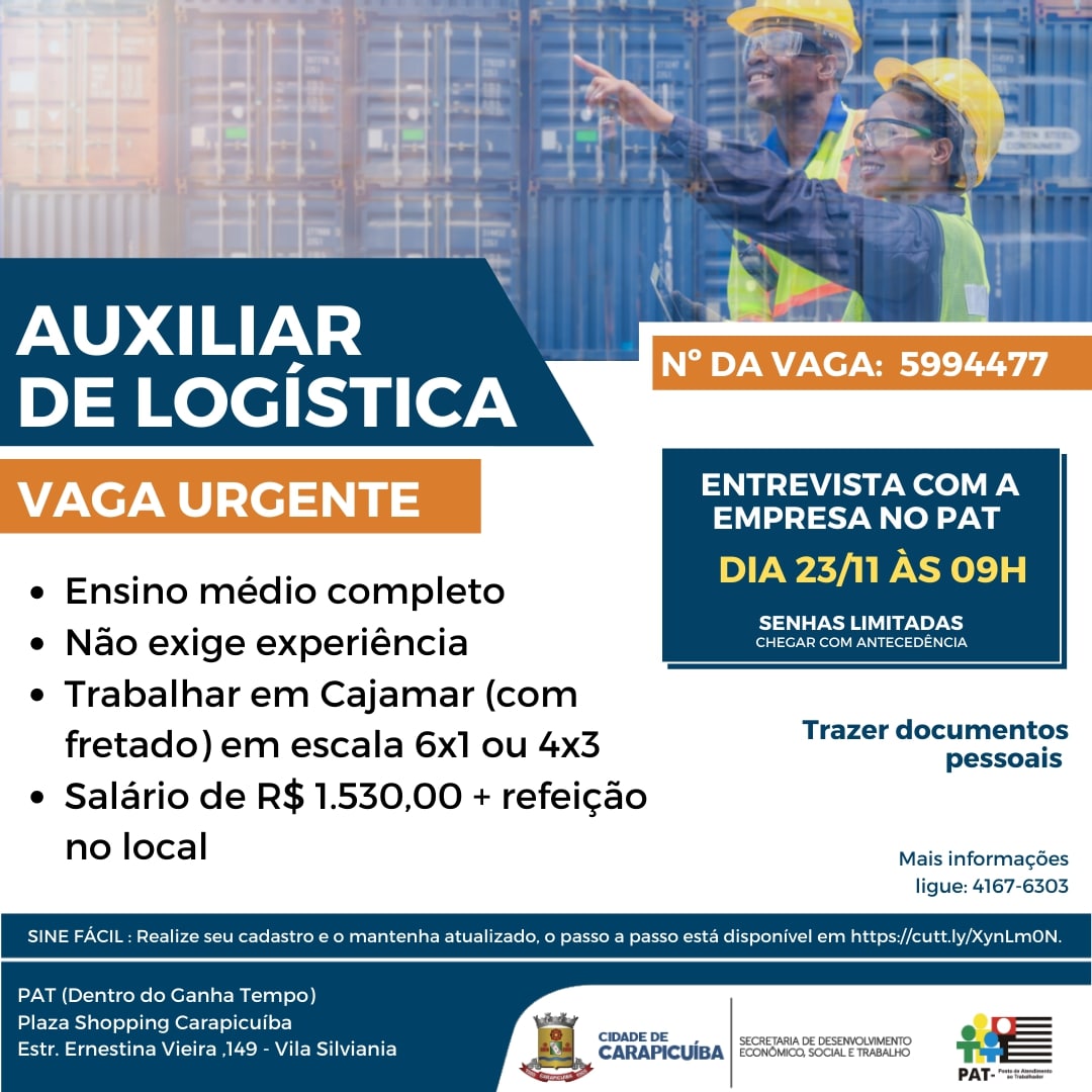 vagas carapicuíba