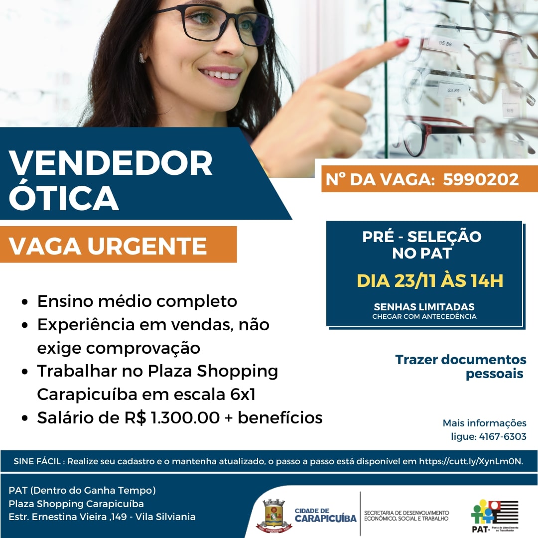 vagas carapicuíba