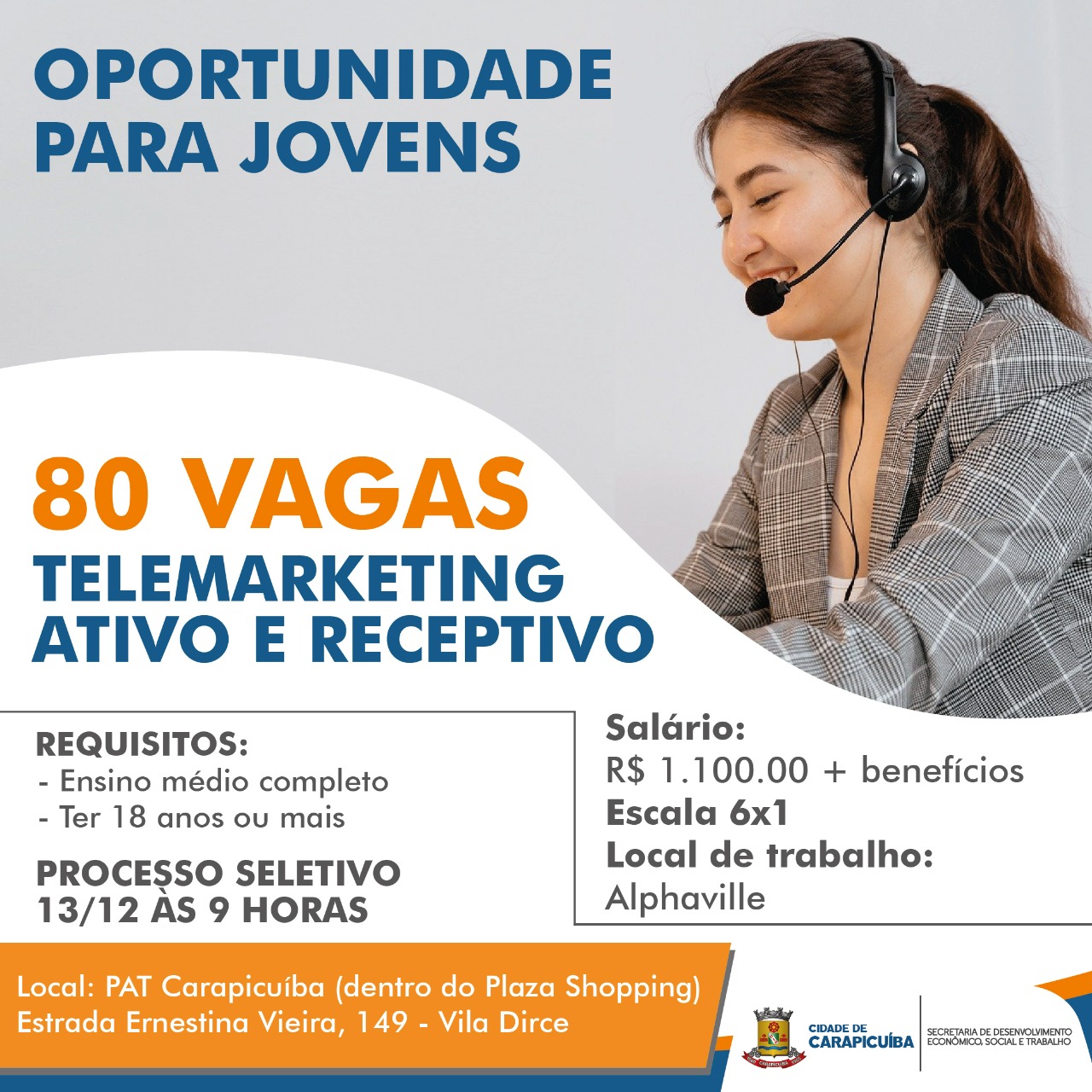 vagas telemarketing