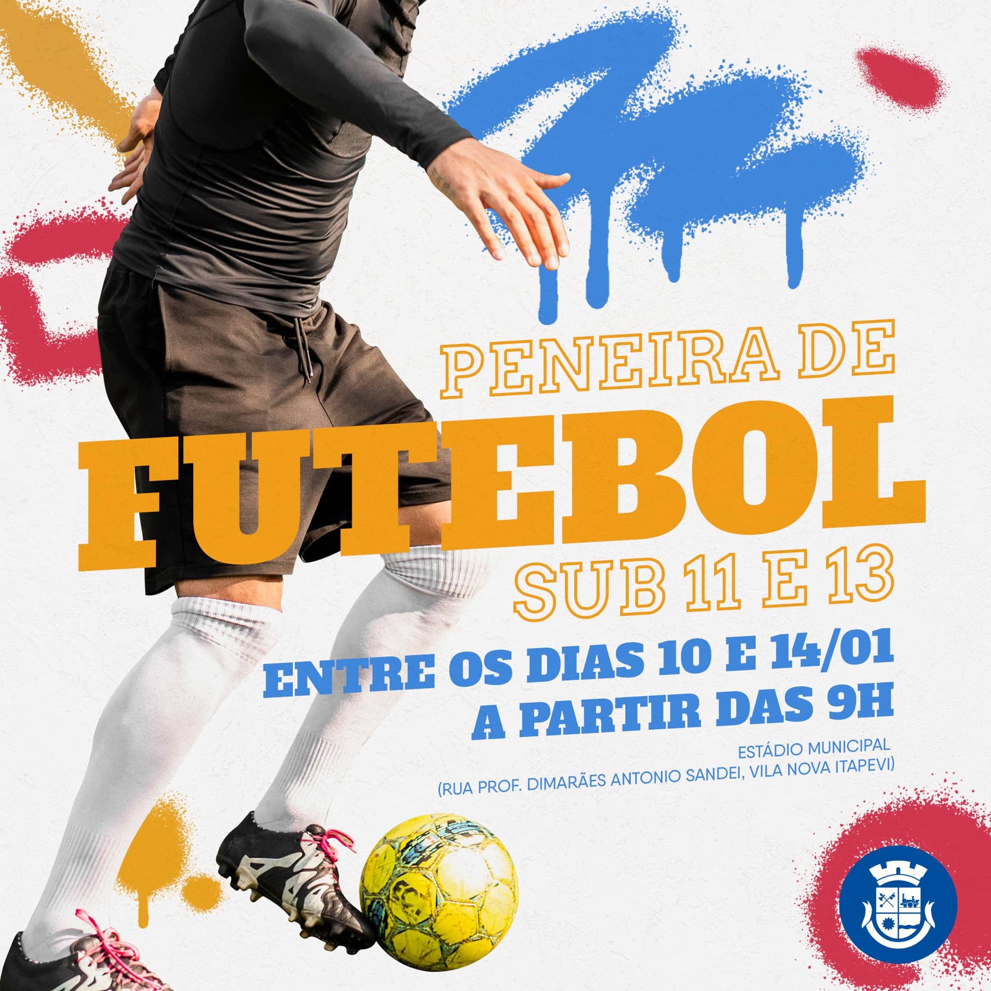 peneira futebol itapevi