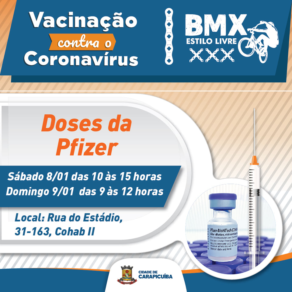 vacinação contra a covid-19 carapicuíba