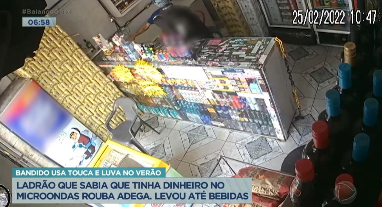 bandido rouba adega carapicuíba