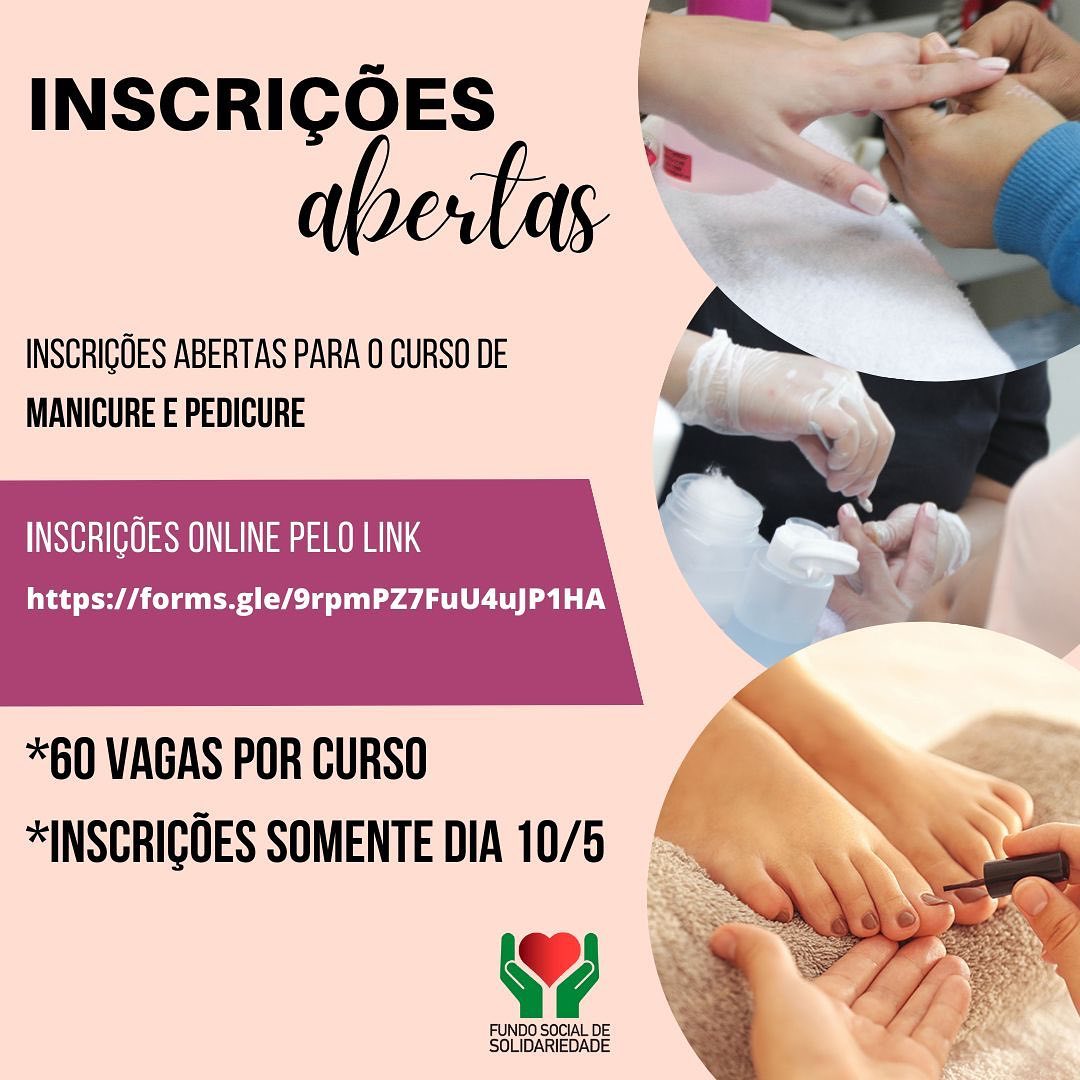 curso gratuito manicure e pedicure