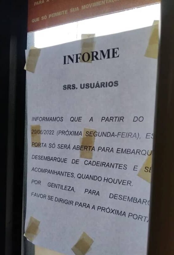 informe ônibus