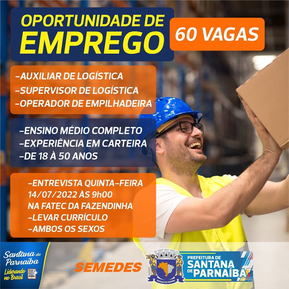 vagas de emprego santana de parnaíba