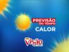 previsão do tempo calor