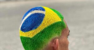 bandeira do brasil penteado