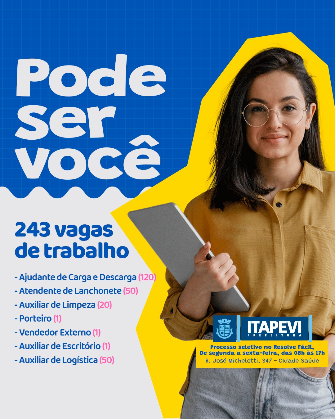 PAT de Itapevi tem 243 vagas de ajudante de carga e descarga