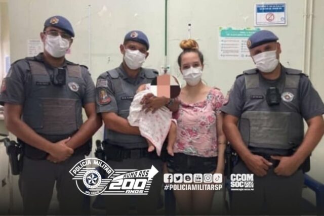 policiais bebê salvamento osasco