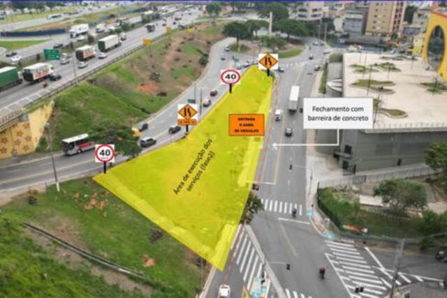 interdição Rua Presidente Artur da Costa e Silva par obras na Castello