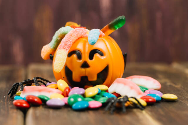 caça aos doces halloween