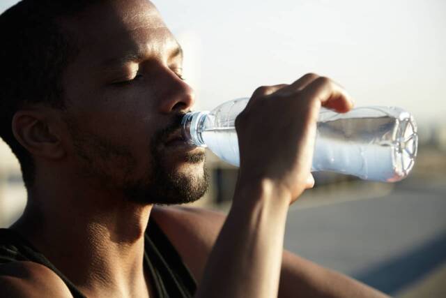 onda de calor beber água