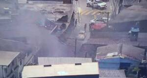 carro pega fogo osasco