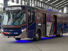 EMTU ônibus Natal iluminação