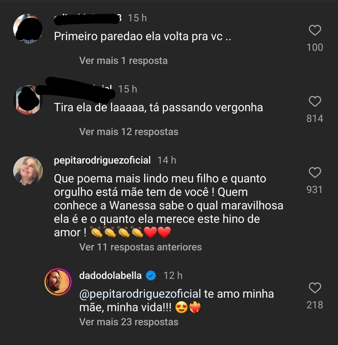 comentários dado