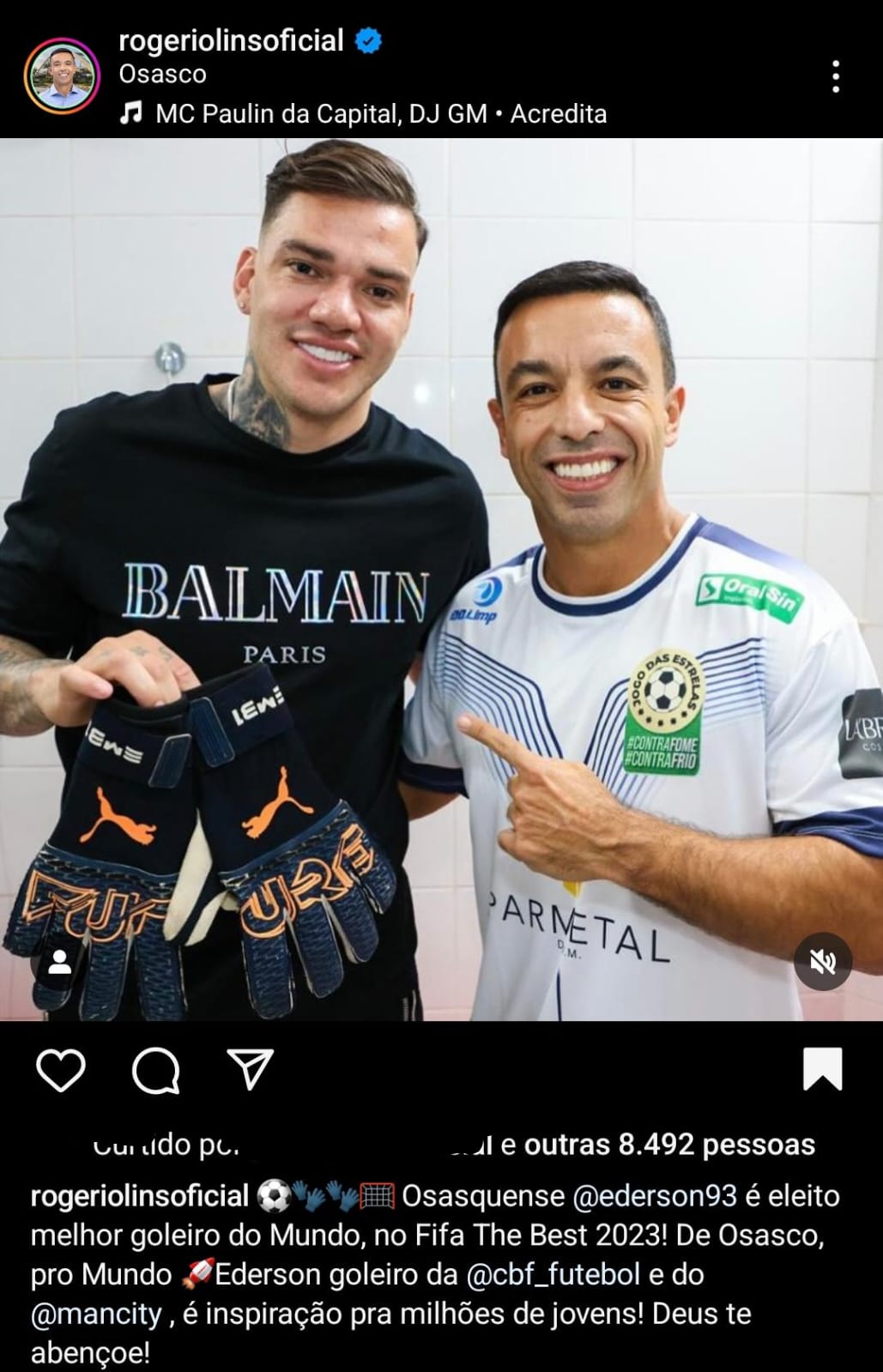 rogério lins e ederson