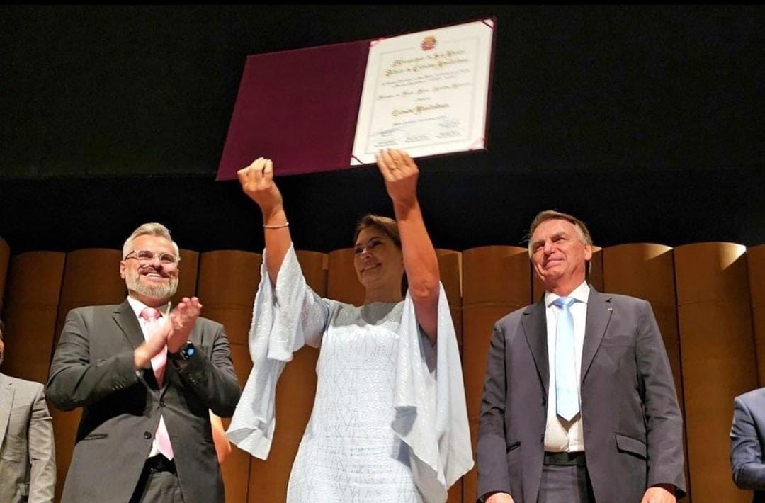 michelle bolsonaro theatro municipal