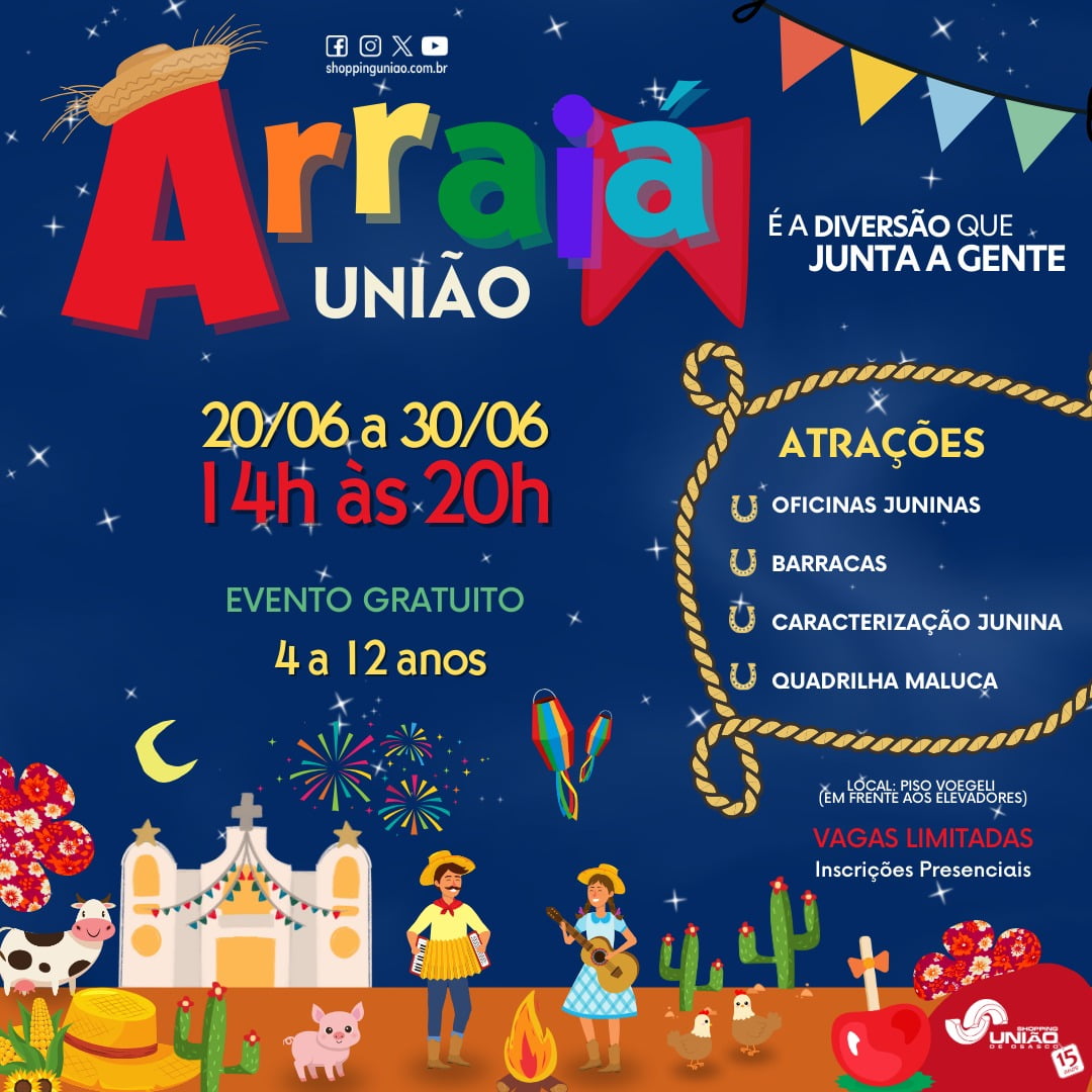arraiá do shopping união de osasco